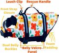 Teacup Dog Life Jacket | Small Puppy Swim Vest | Floating Aid with Handle & Reflective Strips | Secure POM Buckles, Newb
