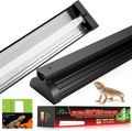 UVB Light for Reptile 8W, T5 UVB Reptile Light Fixture HO Combo Kit with Test Sensor Cards, 12" High Output Reptiles Lig