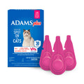 ADAMS Plus Flea and Tick Prevention Spot On for Cats, Kills Fleas & Ticks (Brown Dog/Deer Ticks), Kills and Repels Mosquitoes, Prevents Flea Infestations, 3-Month Supply, 3 Pack
