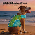 BRKURLEG Dog Life Jacket, Dog Life Vest for Swimming & Boating with High Buoyancy & Rescue Handle for Small Medium Large