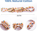 Aggressive Chew Rope Toys for Medium Large Dogs, Tooth Cleaning Chew Toys