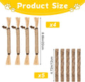 9 Pack Silvervine Sticks for Cats, Natural Cat Chew Stick Toys Set
