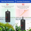 hygger Small Submersible Aquarium Heater 25W Mini Betta Fish Tank Heater with LED Display Adjustable Temperature for 2-5