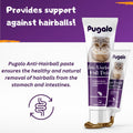 Pugalo Cat Hairball Remedy Gel 100ml (3.5oz) Malt Paste for Cats Supports Hairball Control & Digestive Health