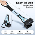 ZOMISIA 32" Long Handle Pooper Scooper with 30 Count Waste Bags