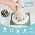 Tubuui Clay Paw Print Kit for Dogs Cats (Makes 2), Pawprint Keepsake Kit,Baby Hand and Footprint Ornament with Clay Impr
