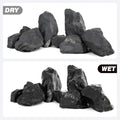 Aquarium Rock 5lb Fish Tank Stones for Aquarium Aquascape,3-6 in 4 Pcs
