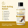 Dewormer for Cats & Dogs, Tapeworm Dewormer for Cats & Dogs, 2 Weeks and Older