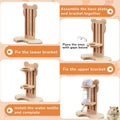 18 Pcs Hamster Cage Accessories Silent Hamster Wheel 15 Toys Set