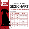 Jeffers Pet Comfort Dog Pillow, XL 36" x 48", Navy Blue – Machine Washable Dog Bed for House, Sofa, Crate & Travel – Pol