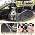 Console Dog Car Seat for Small Dogs, Foldable Booster Seat