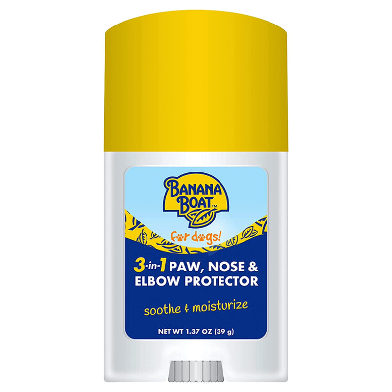 Banana Boat Nose, Paw & Elbow 3-in-1 Sun Balm Sun Protector for Dogs, 1.37 oz.