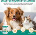 Dog Eye Drops, Eye Infection Treatment for Dogs and Cats, Soothe Infection & Allergy, Relieve Dry, Pink & Minor Irritated Eyes, Pet Tear Stain Remover & Eyes Cleaner, 100ml