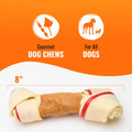 Good ‘n’ Fun Triple Flavor 8-Inch Bone for All Dogs, 1 Count, Treat Your Dog to Long-Lasting Chews Made with Beef Hide, Chicken and Artificial Pork Flavor