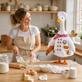 Funny Porch Goose Baker Outfit Chef Cosplay Costume for 23" Goose Statue