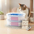 4 Pack 28FT Cat Litter Refill Cartridge, Compatible with Pet Genie Standard/Plus/Style Pail Refills, Up to 16 Months of 