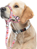 HIGO Dog Head Collar, Adjustable Head Collar for Dogs, No Pulling Head Halter, Training Nose Leash, 3 Pattern Muzzle Lea