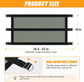 Horse Stall Guard 35.5-47In Aisle Guard Adjustable Horse Stall Gate
