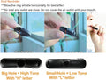 2pcs Dog Training Set Finger Ring Clicker + Ring Whistle, Wearable Finger Type Pet Clicker & Dog Whistle for Puppy Obedi