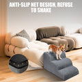 Chic Threads Dog Stairs for Small Dogs, 3-Step Dog Stairs for High Beds and Couch, Pet Steps for Small Dogs and Cats，Non-Slip Stable Indoor Dog Steps