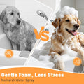Dog Electric Foam Sprayer, 650ml Dog Shampoo Dispenser, Automatic Foaming for Dog Deep Cleaing, Dog Bath Supplies, Suitable for Medium Dogs and Cats