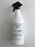 Kate's Home & Garden Flea and Tick Spray for Dogs and Cats – 32 oz Natural Peppermint Flea Spray – Kills & Repels Fleas, Ticks, Mosquitoes – Pet Safe