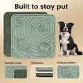 OHMO Lick Mat for Dogs&Cats, Space Pattern, Small, 2pcs, Camo&Sage Green