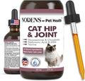 NODENS Cat Hip and Joint Liquid Glucosamine for Cats with Chondroitin – All Natural Cat Joint Supplement for Senior Cats Pain Relief Anti-inflammatory for Improved Joint Flexibility & Mobility 2oz