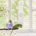 Hypeety Leak-Proof Bird Water Bottle Clear Bird Dispenser, 7.4 fl oz/220 ml
