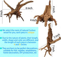 Vmiapxo 8-Pack Natural Driftwood, Sinkable Spider Wood (4''-6'')