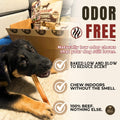 Bully Bunches Premium (6" Thick - 5 Pack) Odour-Free Bully Sticks for Small & Medium Dogs - Consistently Sized, Long Las