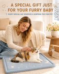 Papettly Self Warming Cat Bed, Reversible Self Heating Cat Pad Mat, 18x24IN