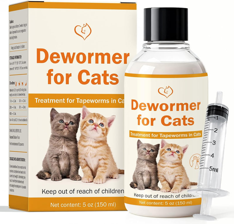 Cat Dewormer, Tapeworm Dewormer for Cats & Kittens, 2 Weeks & Older
