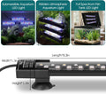 hygger Dual-Channel Controller Submersible Aquarium LED Light, 24/7 Mode Full Spectrum Hidden Fish Tank Light with 3 Row