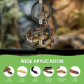 DBNESS Snake Climbing Rings, Ball Python Enclosure Enrichment Ring, Adjustable Playground Terrarium Decor Accessories fo