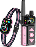 2-in-1 Dog Bark Collar with Remote & Training Collar, 5-120 lbs