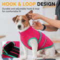 Queenmore Dog Anxiety Vest,Breathable Dogs Stress and Anxiety Relief Jacket,Lightweight Calming Shirt for Dogs,Dog Anxiety Hoodie Calming Care for Separation,Thunder,Vet Visits,Rosered,M