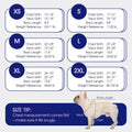 FUAMEY Dog Life Jacket for Extra Large Dogs, Dog Life Vest with Lift Handle, D-Ring Attachment, Adjustable Straps and Re