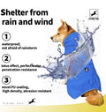 Easy Sporting Dog Raincoat with Soft Non-Stiff Fabric, Waterproof & Reflective Dog rain Jacket for High-Energy Dogs, Dog