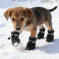 Andiker 4 Pcs Dog Shoes, Soft Breathable Dog Boots with Adjustable Drawstring Non-Slip Sole Easy to Clean Dog Paw Protec