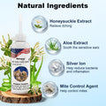 Petnanny Cat Ear Cleaner Solution, Pet Ear Cleaner for Dogs & Cats, Dog Ear Cleaner Non-Stinging Ear Drops with Silver I
