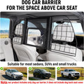 YJGF Dog Car Barrier for Use with Dog Back Seat Cover,Pet Car Net Divider
