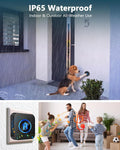 Dog Door Bell for Potty Training, Smart Wireless Doggie Doorbell to Go Outside, 1000 Feet Long Range with IP65 Waterproo