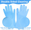 Pet Grooming Gloves—Dog Washing Gloves with High-Density Teeth