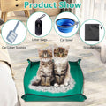 BNOSDM Foldable Travel Litter Box Set for Cat 5 PCS Portable Low Entry