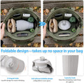 EPETKO Portable Dog Water Bottle, Leak Proof Collapsible Water Bottles Lightweight Dog Water Bottle Suitable for Pets Outdoor Walking, Hiking, Travel, Camping (Gray, 20.9, Ounces)