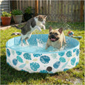 furrybaby Dog Pool Heavy-Duty Non-Slip Portable Foldable Stylish Patterned