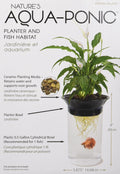 Penn-Plax (APON1) Aquaponic Planter and Aquarium for Betta Fish Tank Promotes Healthy Hydroponic Environment for Plants 