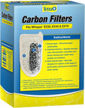 Tetra Whisper EX Carbon Large Round Filter Cartridges, 4 Count