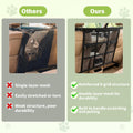 Wrenox Dog Car Barrier, Dog Barrier for SUV, Reinforced Double-Layer Mesh, Adjustable Top & Bottom Straps, 3 Zipper Storage Pockets, Easy to Install, Also Fits Double-Cab Trucks & Select Sedans